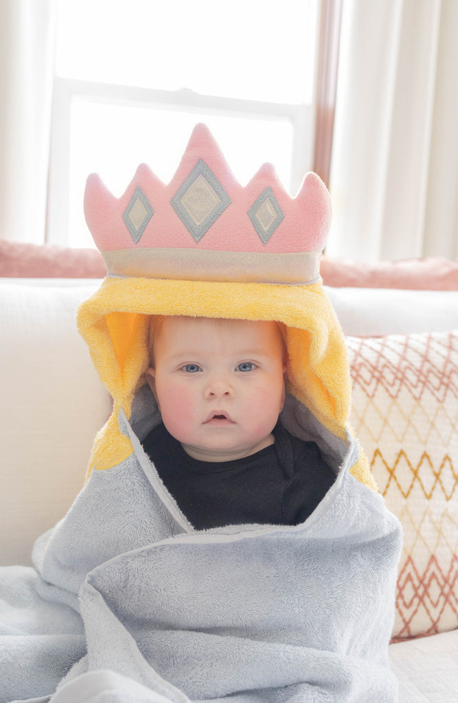 Princess Hooded Towel for Infants, Babies, Toddlers, Youth Kids & Children